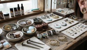 stretch earrings